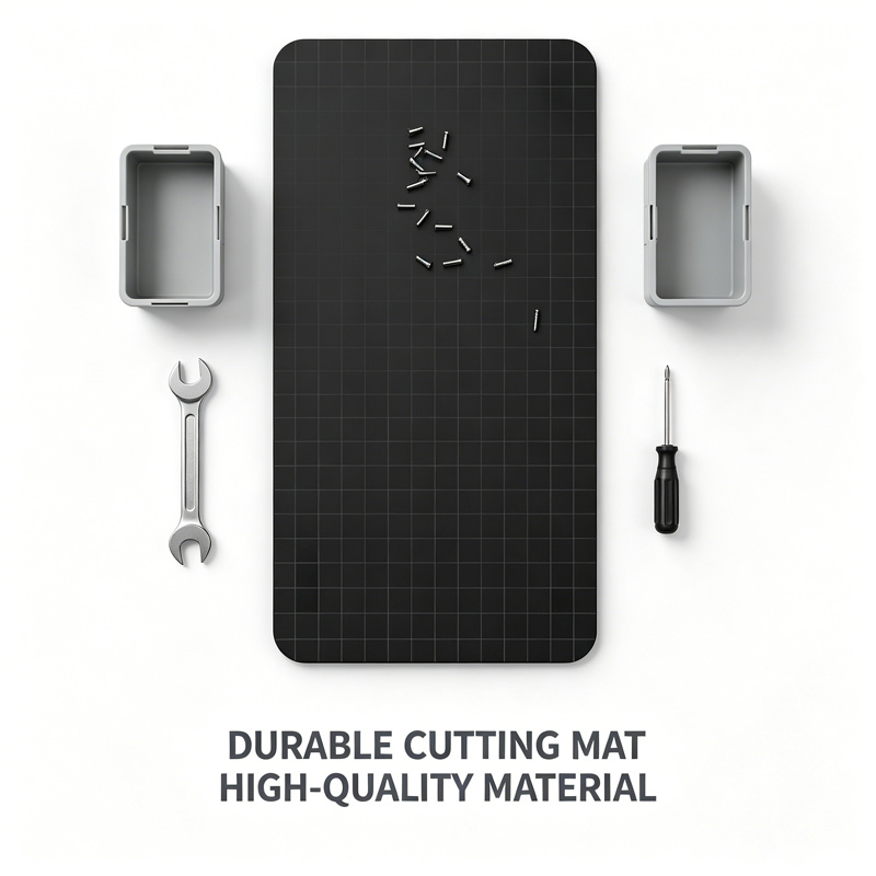Bar Mat Rubber - แผ่นรองซิลิโคนแม่เหล็กสำหรับงานซ่อม ทนความร้อน ใช้จัดเก็บสกรู แม่เหล็ก สำหรับมือถือ แล็ปท็อป