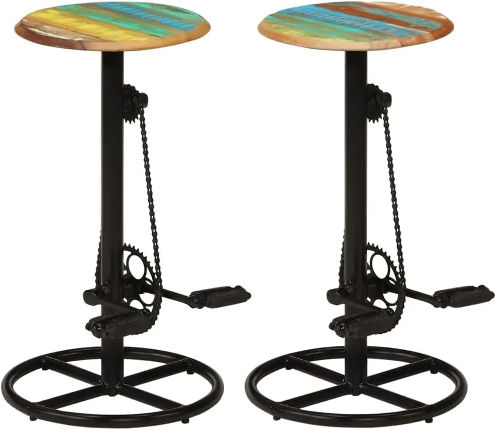 Home Bar Stools - เก้าอี้บาร์ 2 ตัว, เก้าอี้เคาน์เตอร์ครัว, เก้าอี้ร้านกาแฟ, เก้าอี้สวน,