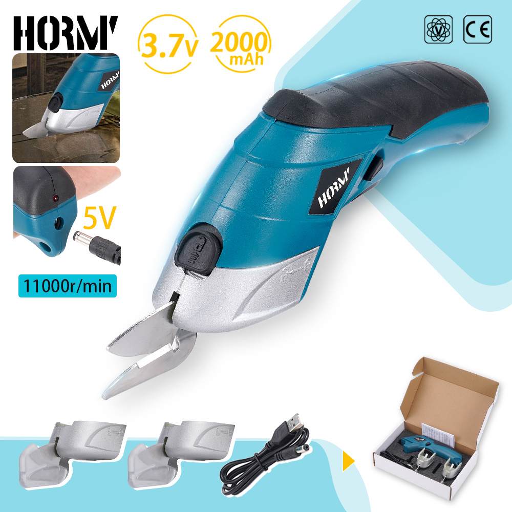 Home Bar Supplies - Hormy 3.6V กรรไกรตัดไฟฟ้าขนาดเล็ก, เครื่องมือไฟฟ้า DIY สำหรับใช้ในบ้านสำหรับเครื่องตัดผ้ากระดาษหนังช่างตัดเสื้อ