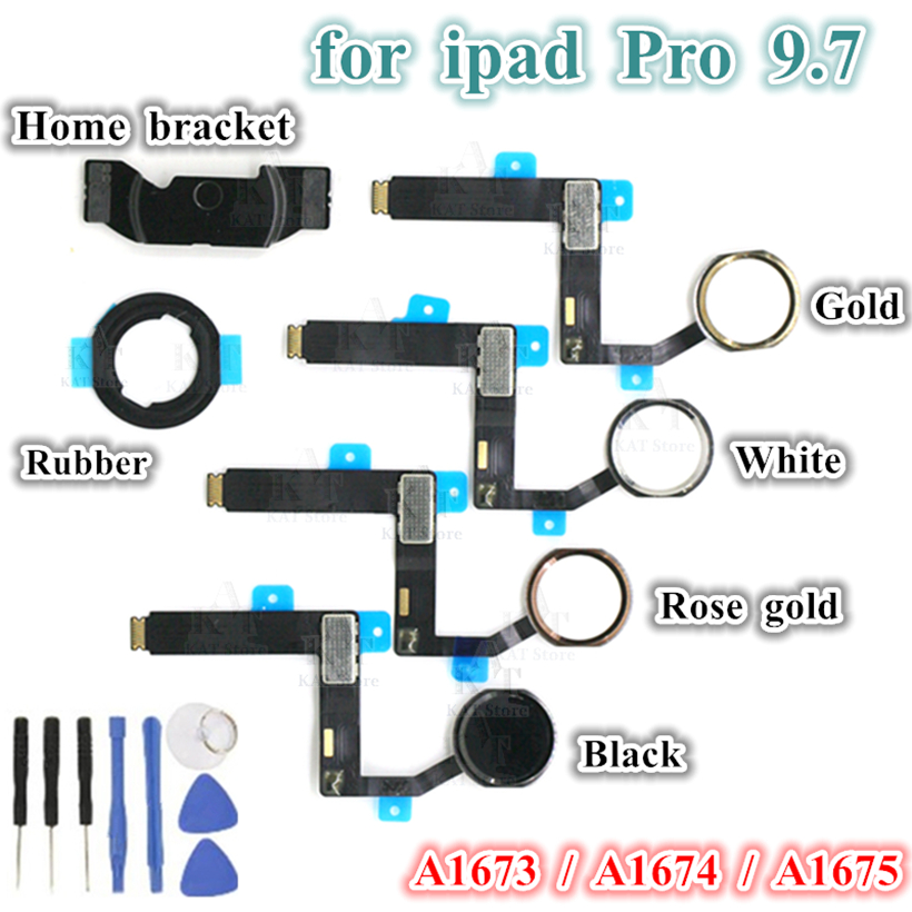 Home Bar Iphone - 1 ชิ้น ปุ่มโฮม เมนู สายเฟล็กซ์ ยางรอง