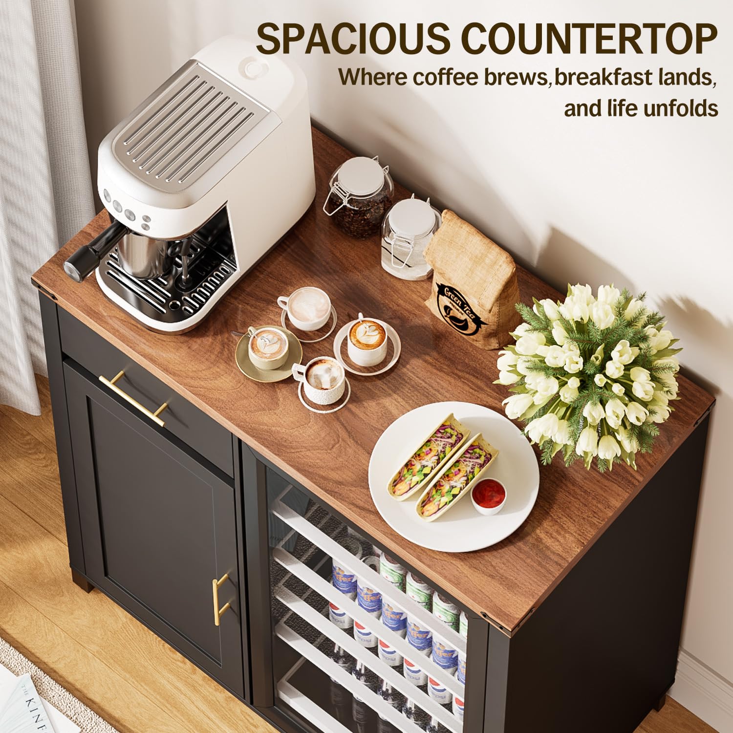 ตู้บาร์กาแฟขนาด 39 นิ้ว พร้อมพ - Home Bar And Fridge บทวิจารณ์และราคา