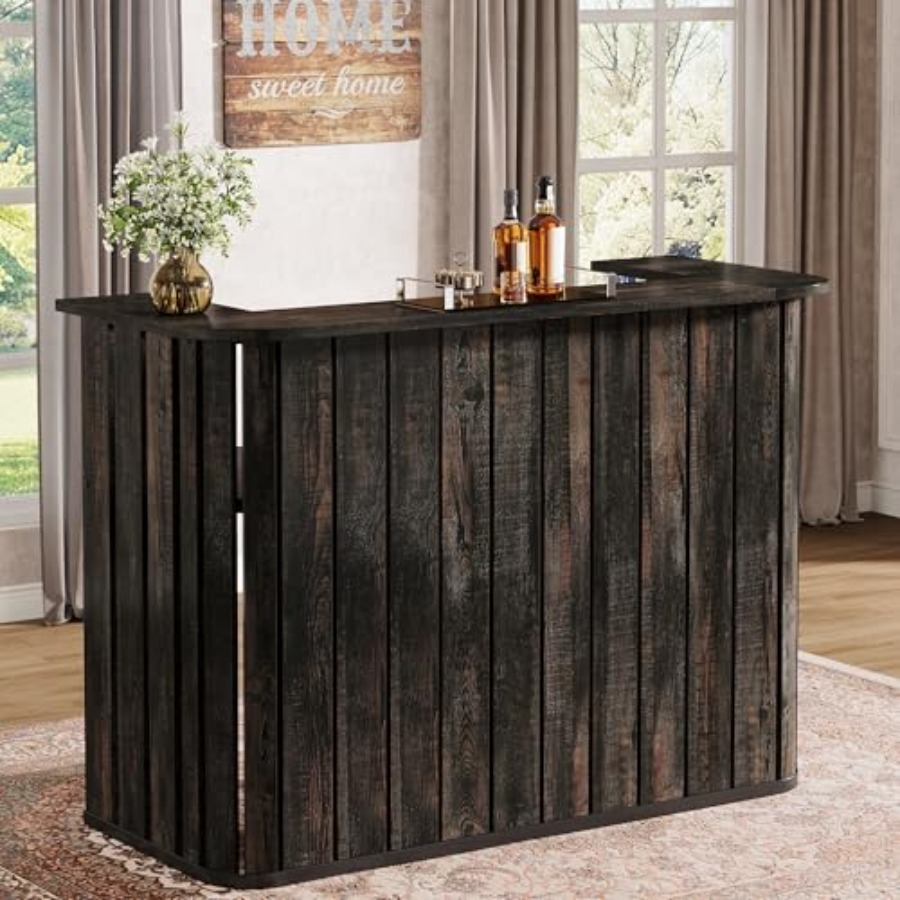 ชุดบาร์สำหรับใช้ในบ้าน ทำจากไม - Home Bar Shelves บทวิจารณ์และราคา