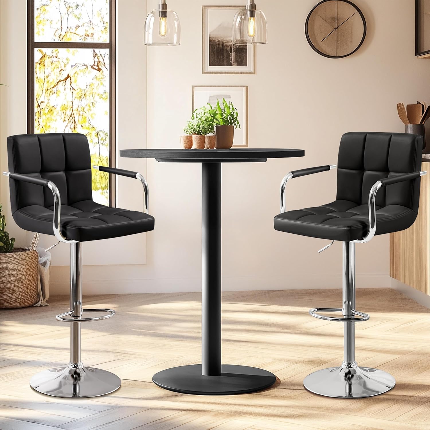 เก้าอี้บาร์ชุด 2 ตัว, เก้าอี้บ - Home Bar Stools บทวิจารณ์และราคา