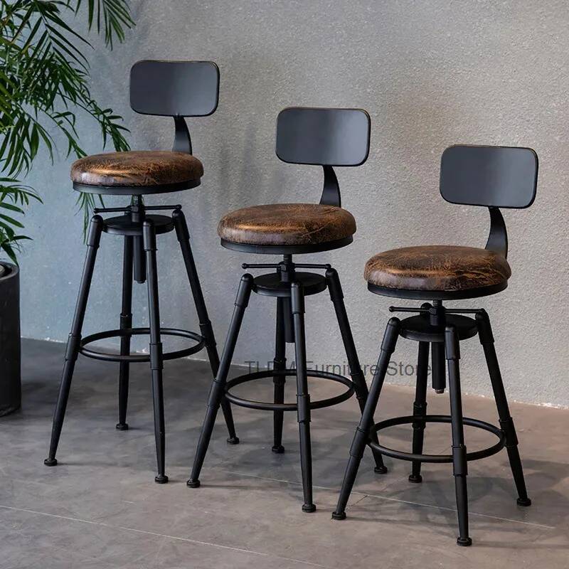 เก้าอี้บาร์เหล็กสไตล์เรโทร ปรั - Home Bar Seating บทวิจารณ์และราคา