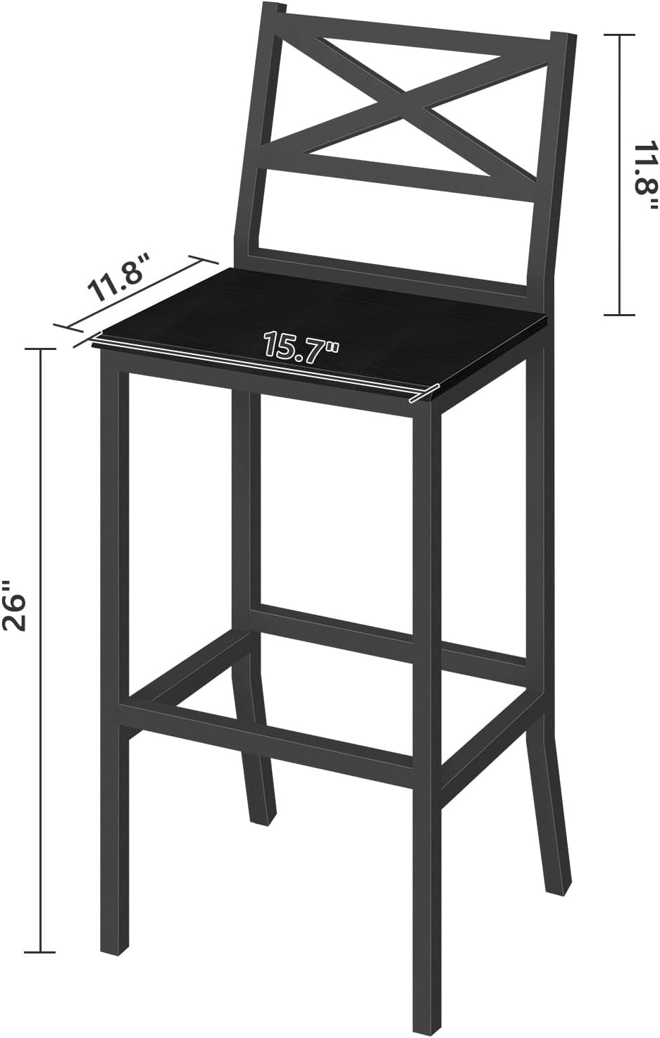 เก้าอี้บาร์, ชุดเก้าอี้บาร์ 2  - Home Bar Stools บทวิจารณ์และราคา
