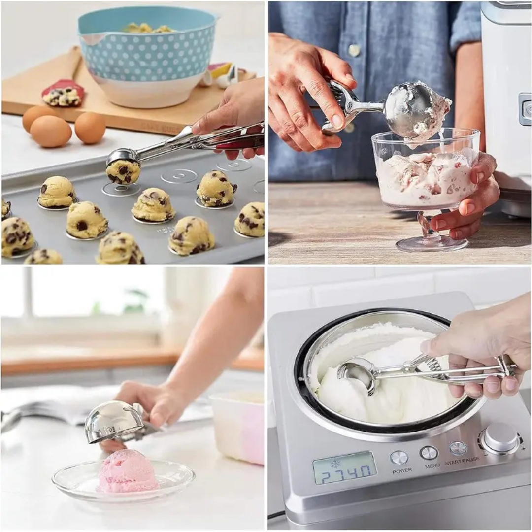 1PC สแตนเลสสตีล Ice Cream Scoo - Ice Mold Sphere บทวิจารณ์และราคา