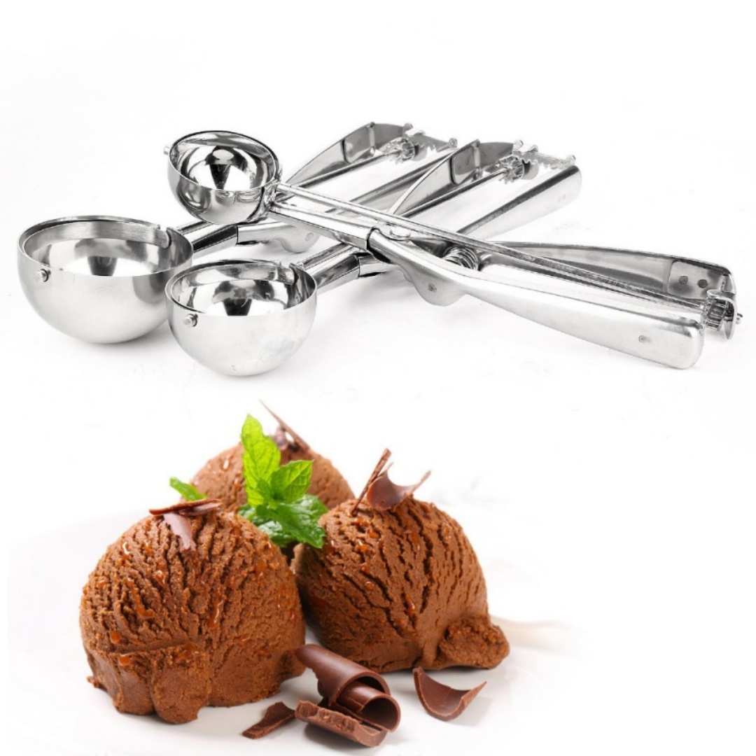 1PC สแตนเลสสตีล Ice Cream Scoo - Ice Mold Sphere บทวิจารณ์และราคา