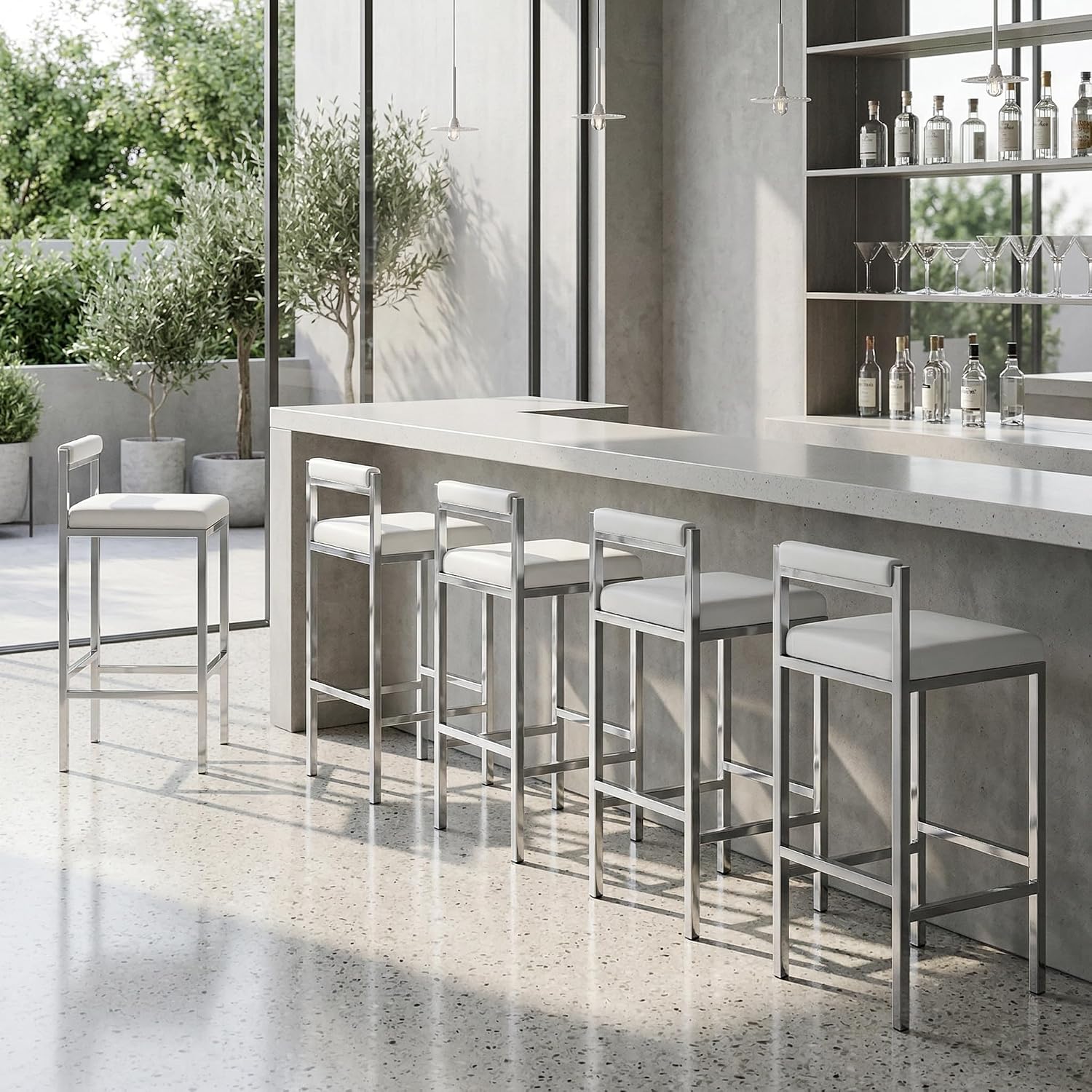 ชุดเก้าอี้บาร์ 2 ตัว, เก้าอี้บ - Home Bar Stools บทวิจารณ์และราคา