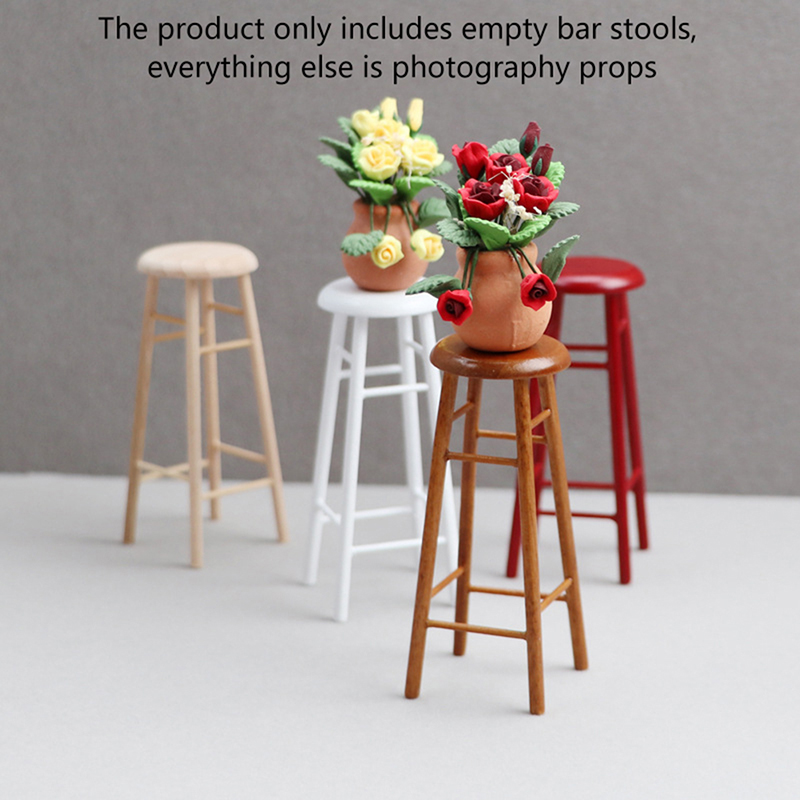 บ้านตุ๊กตา1:12เก้าอี้สตูลบาร์ส - Home Bar Stools บทวิจารณ์และราคา