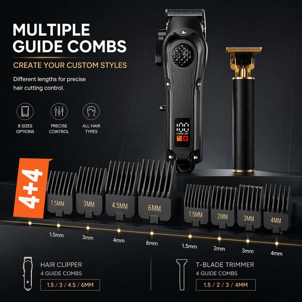 ชุดเครื่องตัดผมชาย 4-in-1 พร้อ - Home Barbershop บทวิจารณ์และราคา