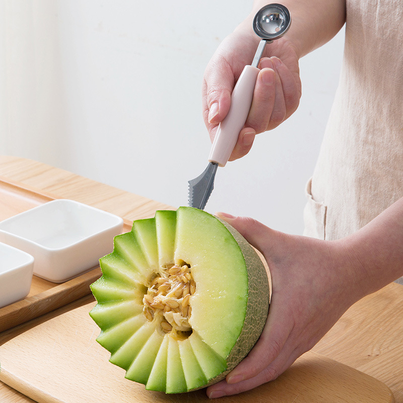  ที่ตักผลไม้แบบสองหัว มีดแกะส - Ice Pick Pick บทวิจารณ์และราคา