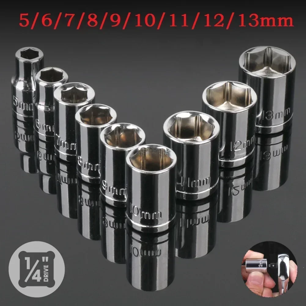 9ชิ้นไดรฟ์1/4นิ้ว5-13มม. ตัวแป - Home Bar Supplies บทวิจารณ์และราคา