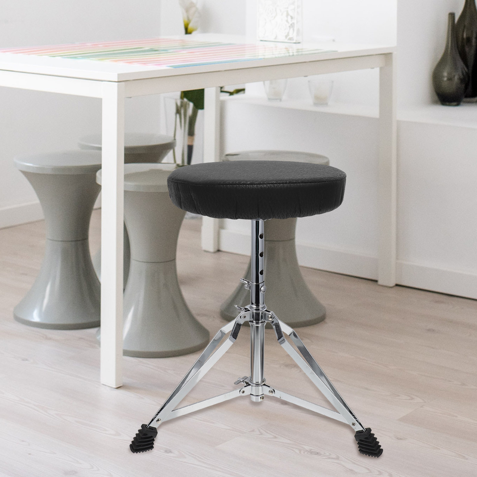 ปลอกเบาะเก้าอี้ทรงกลมสีดำ ทำจา - Home Bar Stools บทวิจารณ์และราคา