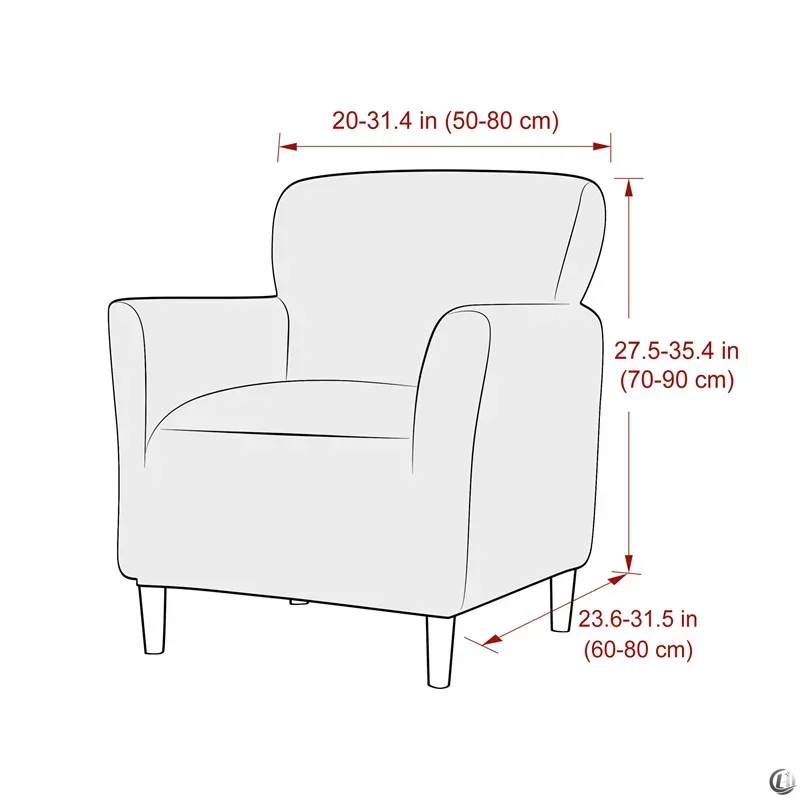 ปลอกหุ้มโซฟากันน้ำ 1 ชิ้น สีพื - Home Bar Seating บทวิจารณ์และราคา