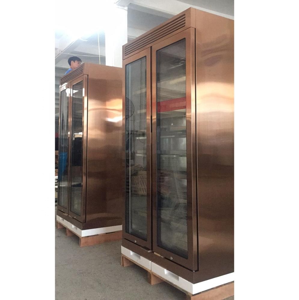 ตู้แช่ไวน์สแตนเลสสีโรสโกลด์ คว - Home Bar And Fridge บทวิจารณ์และราคา